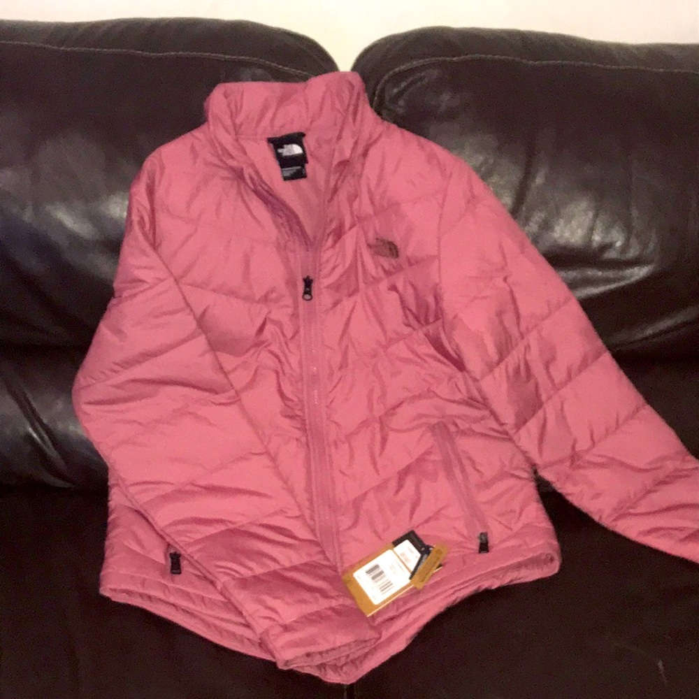 Womens size small North Face lightweight pink jacket